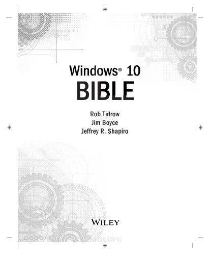 Windows 10 Bible