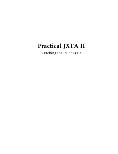 Practical JXTA II