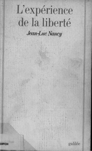 L’expérience de la liberté