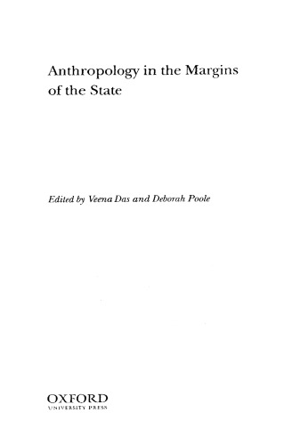 Anthropology in the Margins of the State