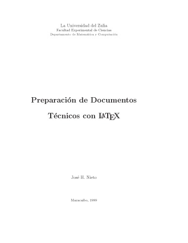 Preparación de Documentos Técnicos con LaTeX