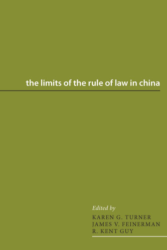 The Limits of the Rule of Law in China