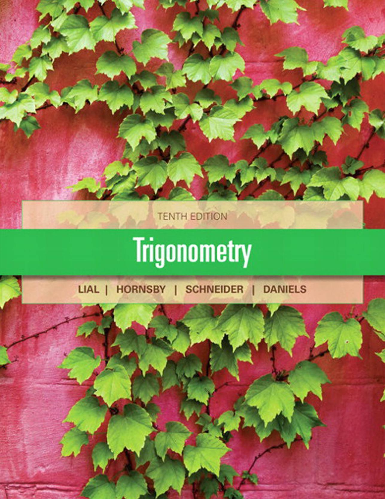 Trigonometry (10th Edition)