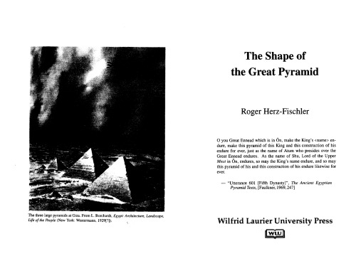 The Shape of the Great Pyramid