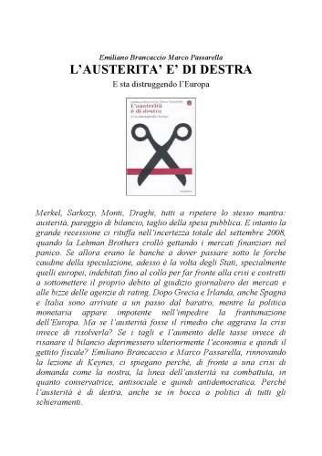 L’austerità è di destra. E sta distruggendo l’Europa