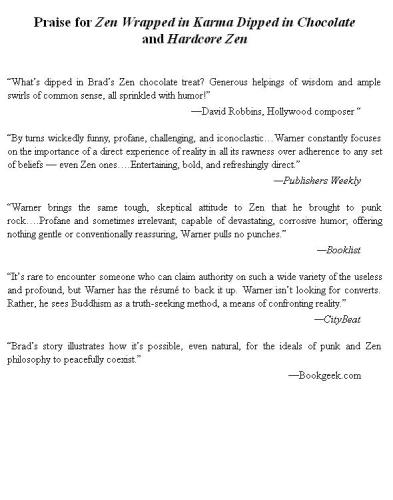 Zen Wrapped in Karma and Dipped in Chocolate