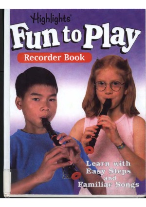 Highlights fun to play recorder book