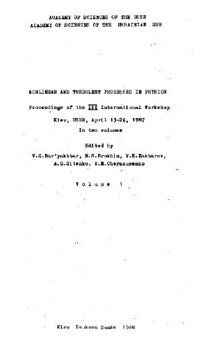 Nonlinear and turbulent processes in physics (Proc. workshop)