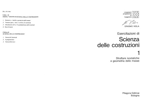 Esercitazioni di scienza delle costruzioni