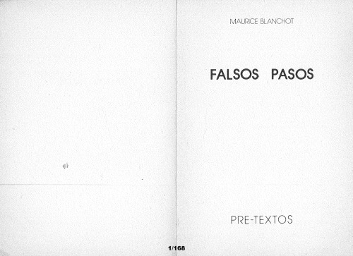 Falsos pasos