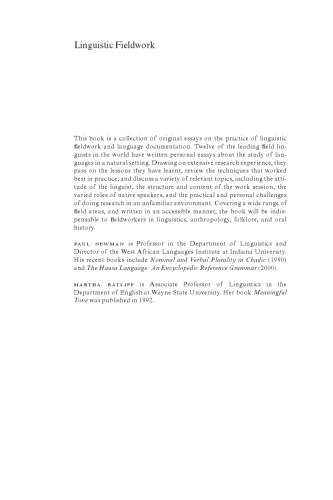 Linguistic Fieldwork