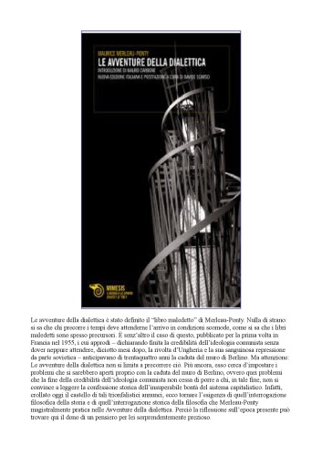 Le avventure della dialettica