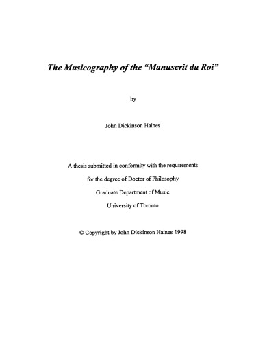 The musicography of the 