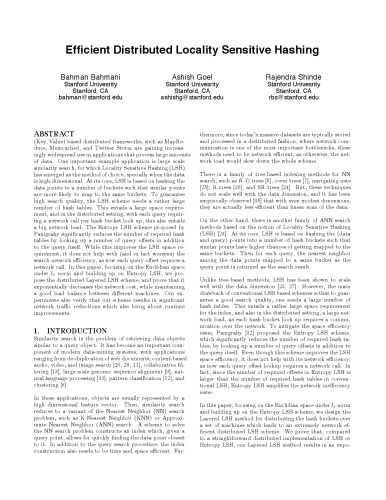 Efficient Distributed Locality Sensitive Hashing