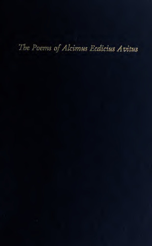 The poems of Alcimus Ecdicius Avitus