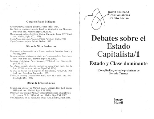Debate sobre el Estado capitalista