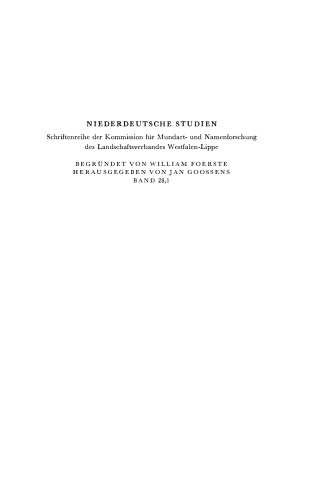 Grenzmundarten und Mundartgrenzen : Untersuchungen zur wortgeographischen Funktion der Staatsgrenze im ostniederländisch-westfälischen Grenzgebiet. T. 1 : Text