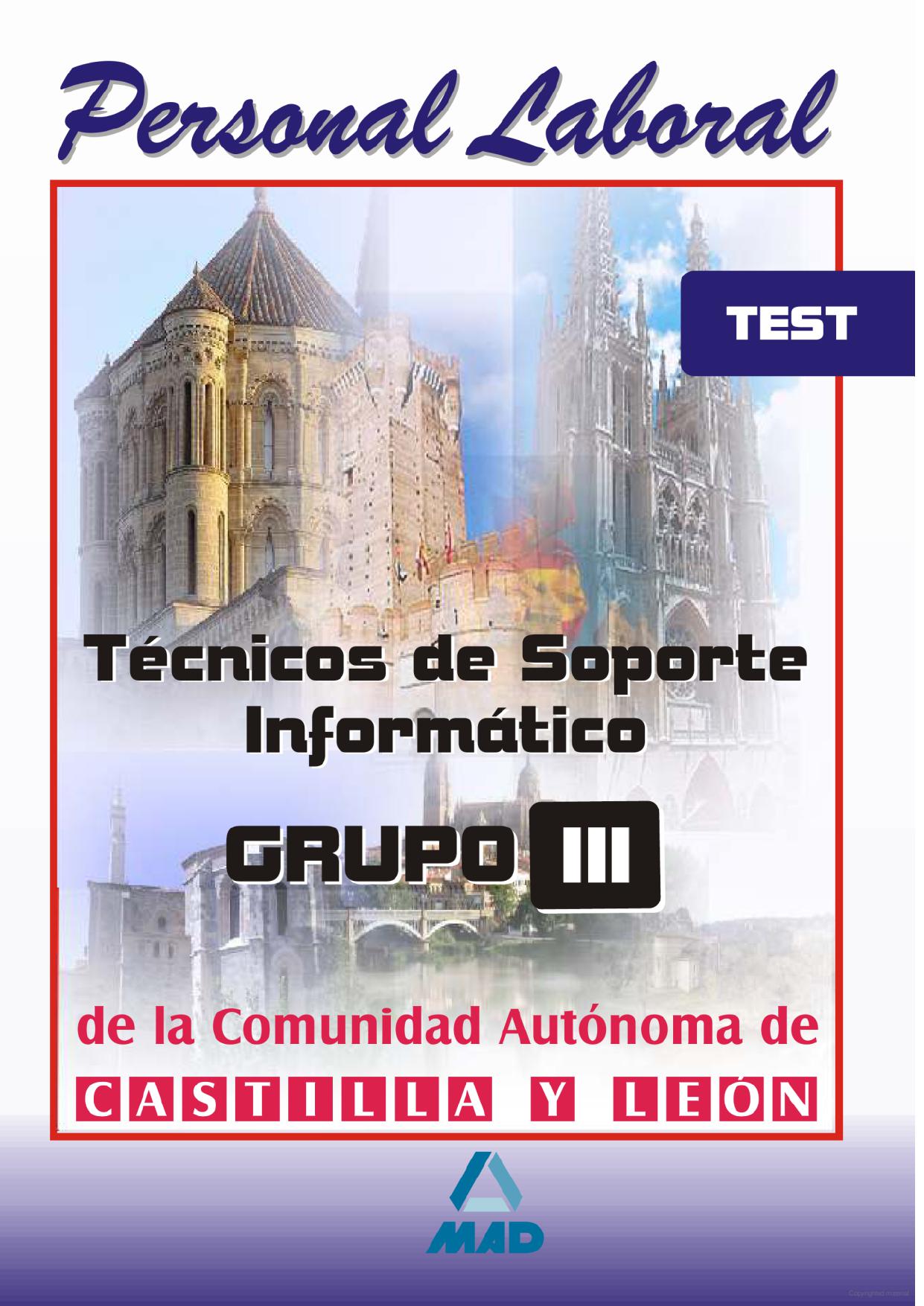 Técnicos de soporte informático de la Comunidad de Castilla y León: test