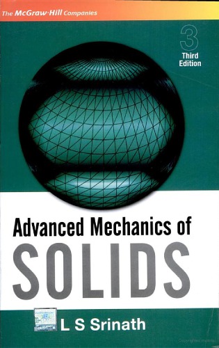 Advanced mechanics of solids