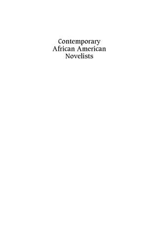 Contemporary African American Novelists: A Bio-Bibliographical Critical Sourcebook