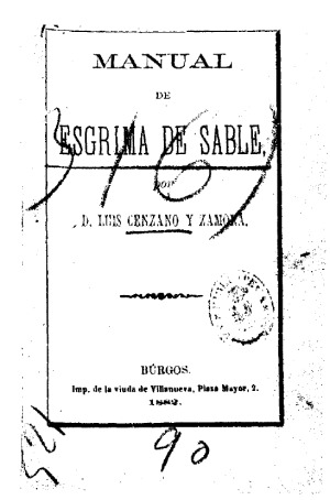 Manual de Esgrima de Sable