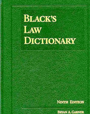 Black's Law Dictionary