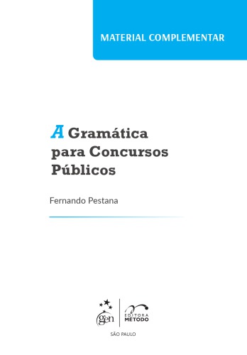 A Gramática para Concursos Públicos - Gabaritos Comentados
