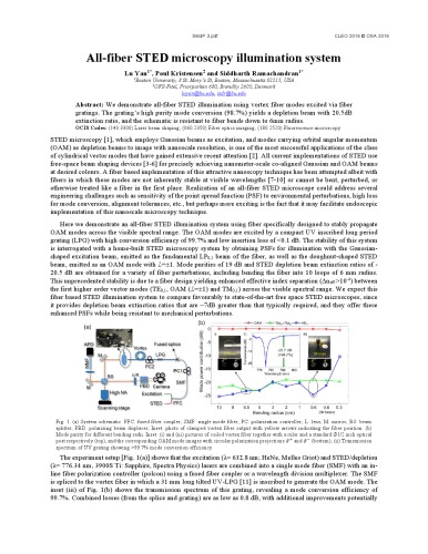 All-fiber STED microscopy illumination system