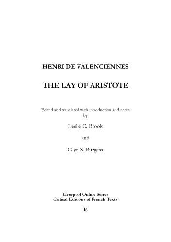 The lay of Aristote