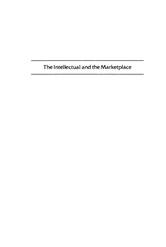 The Intellectual and the Marketplace