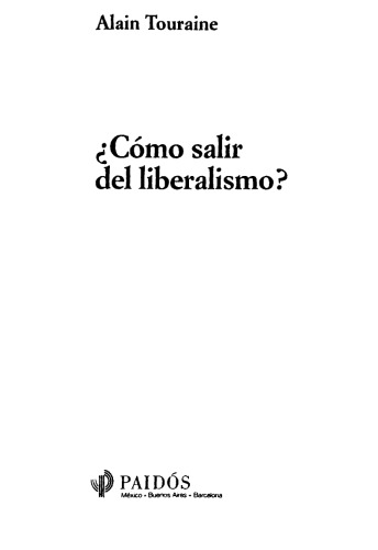 Como salir del liberalismo