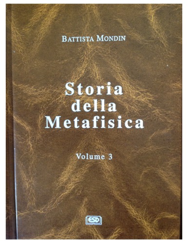 Storia della Metafisica