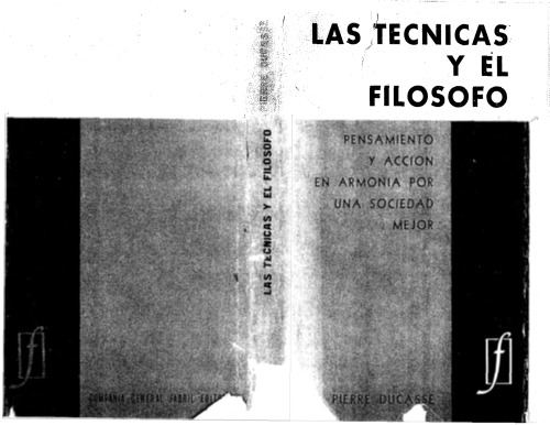 Las técnicas y el filósofo