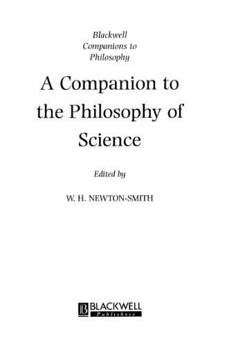 Companion to the Philosophy of Science