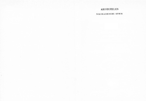 Nikomachische Ethik