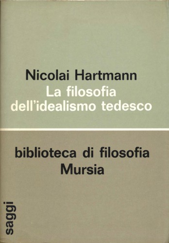 La filosofia dell'idealismo tedesco