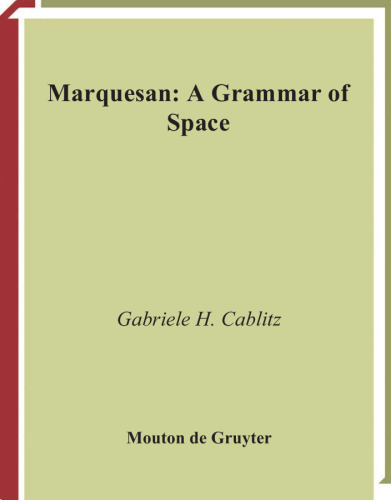 Marquesan: A Grammar of Space