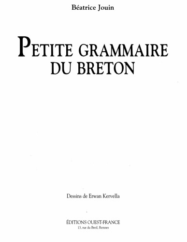 Petite grammaire du breton