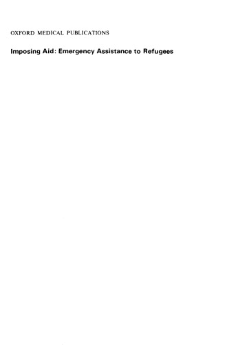 Imposing Aid: Emergency Assistance to Refugees