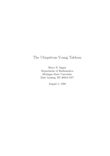The Ubiquitous Young Tableau [single chapter from 