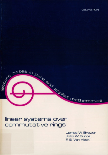 Linear Systems over Commutative Rings