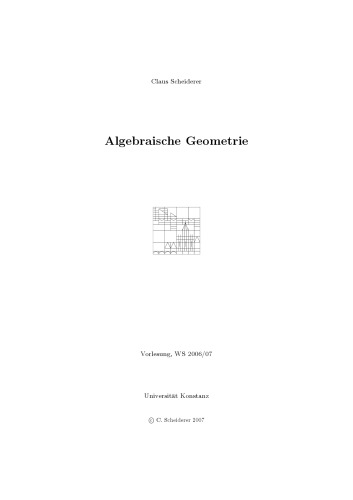 Algebraische Geometrie