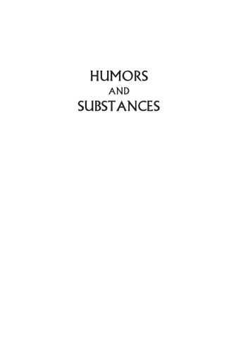 Humors and Substances: Ideas of the Body in New Guinea