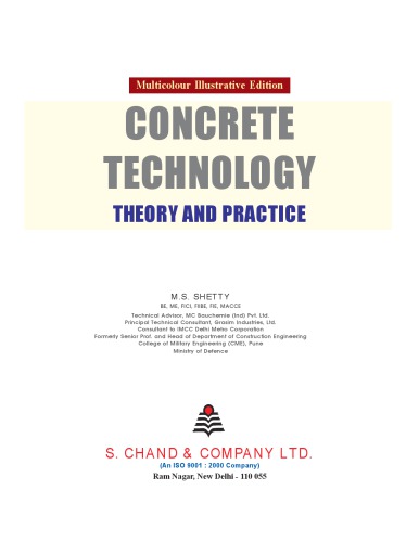 Concrete Technology: Theory and Practice