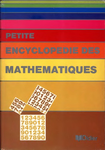Petite encyclopédie des mathématiques