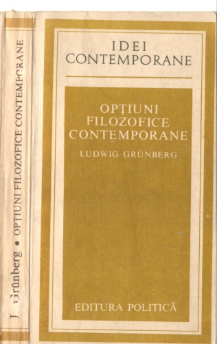 Optiuni Filozofice Contemporane