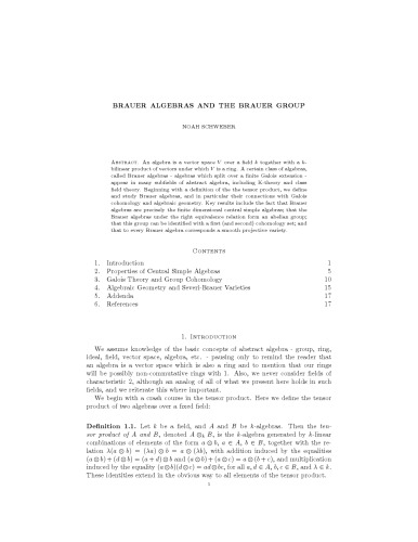 Brauer algebras and the Brauer group