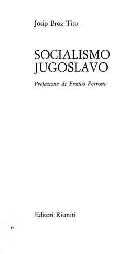 Socialismo Jugoslavo