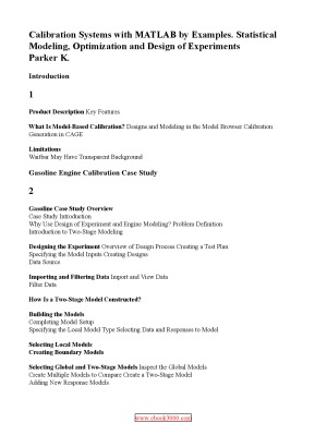 Calibration Systems with MATLAB by Examples