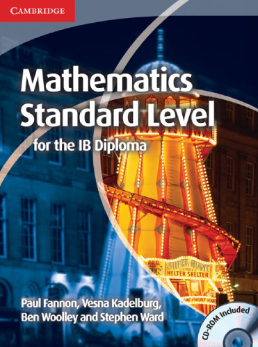 Mathematics for the IB Diploma Standard Level with CD-ROM